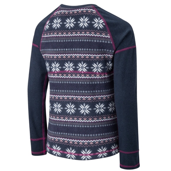 Ripzone Girls' Print Baselayer Top and Bottom XL - Picture 3 of 5